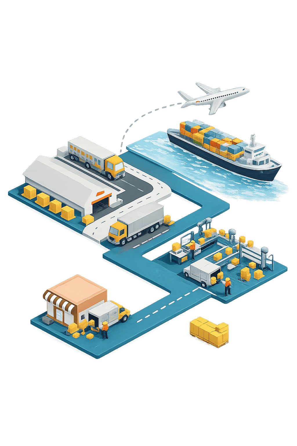 Warehouse and fulfillment network